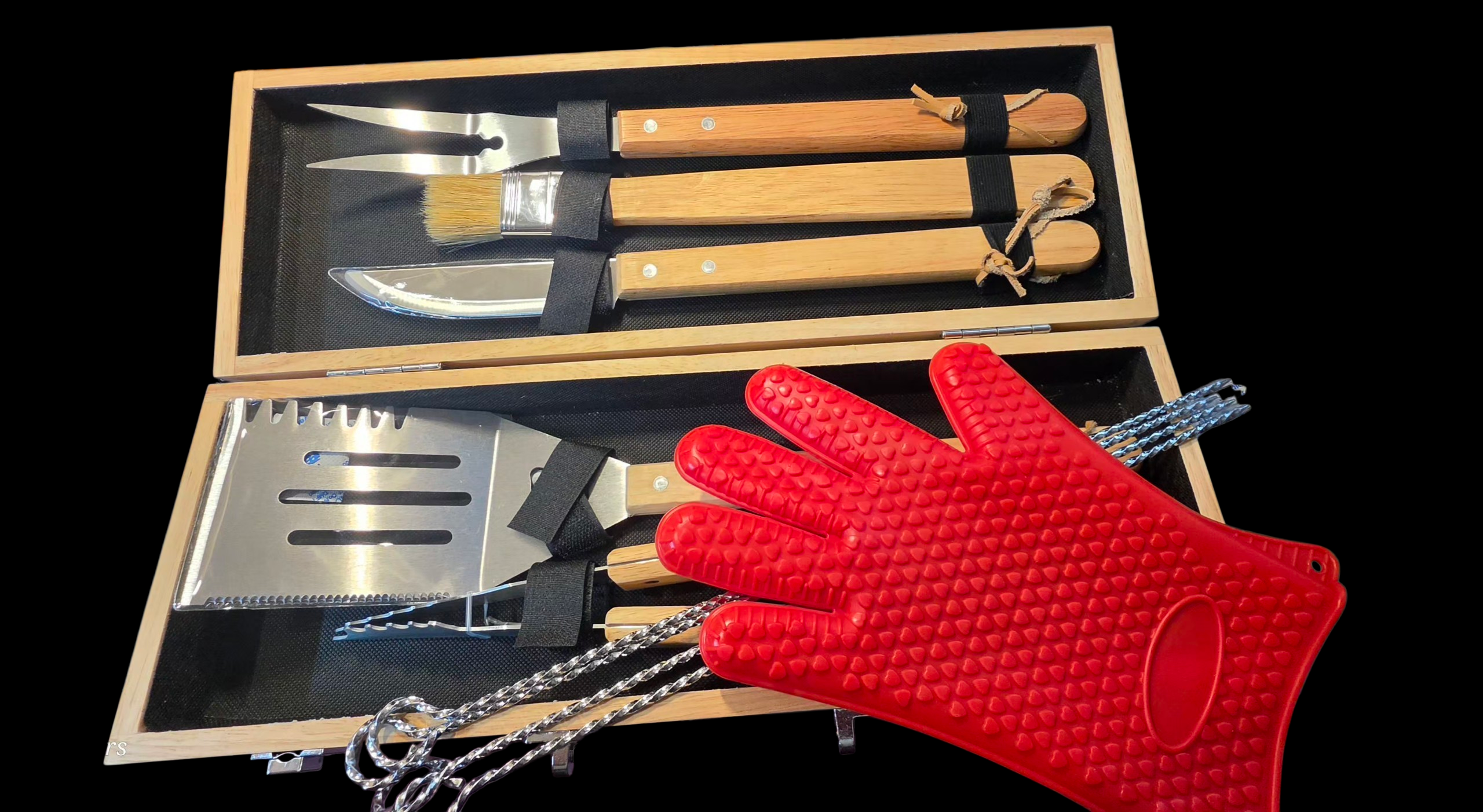 Personalized BBQ Tool Set – The Ultimate Gift for the Grillmaster