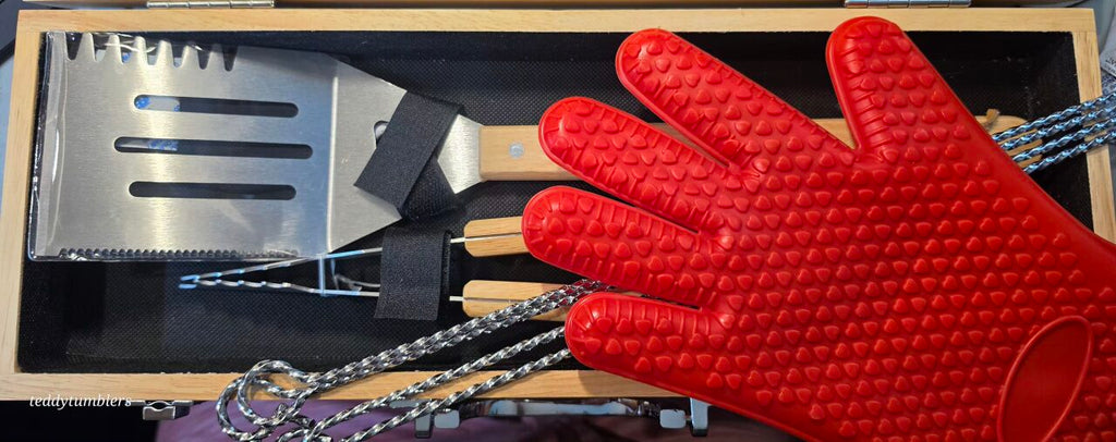 Personalized BBQ Tool Set – The Ultimate Gift for the Grillmaster