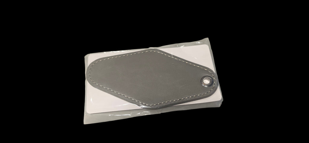 Personalized Vegan Leather Luggage Tag – Custom Monogram | 12 Colors
