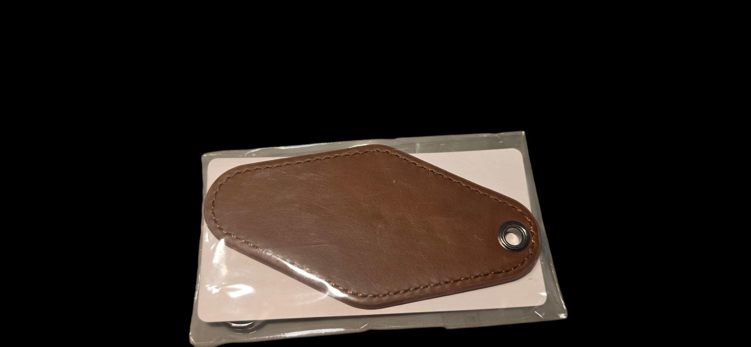 Personalized Vegan Leather Luggage Tag – Custom Monogram | 12 Colors