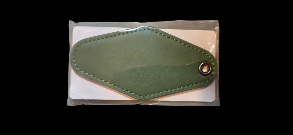 Personalized Vegan Leather Luggage Tag – Custom Monogram | 12 Colors