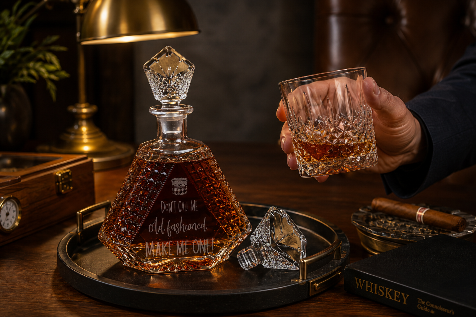 Custom Engraved Whiskey Decanter