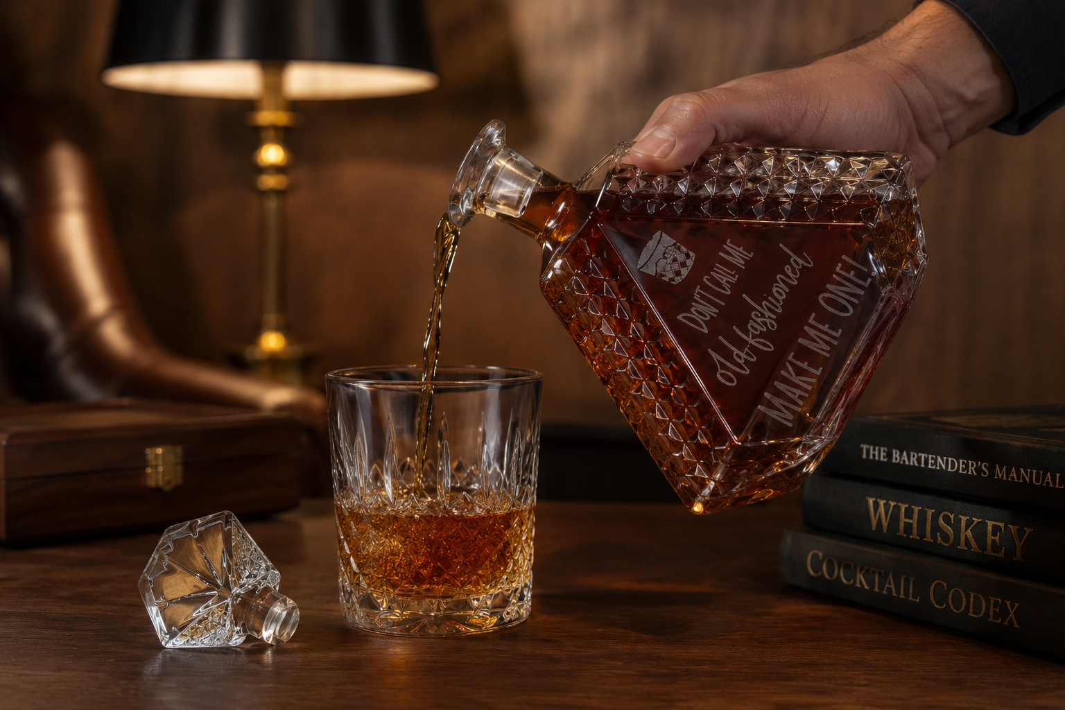 Custom Engraved Whiskey Decanter